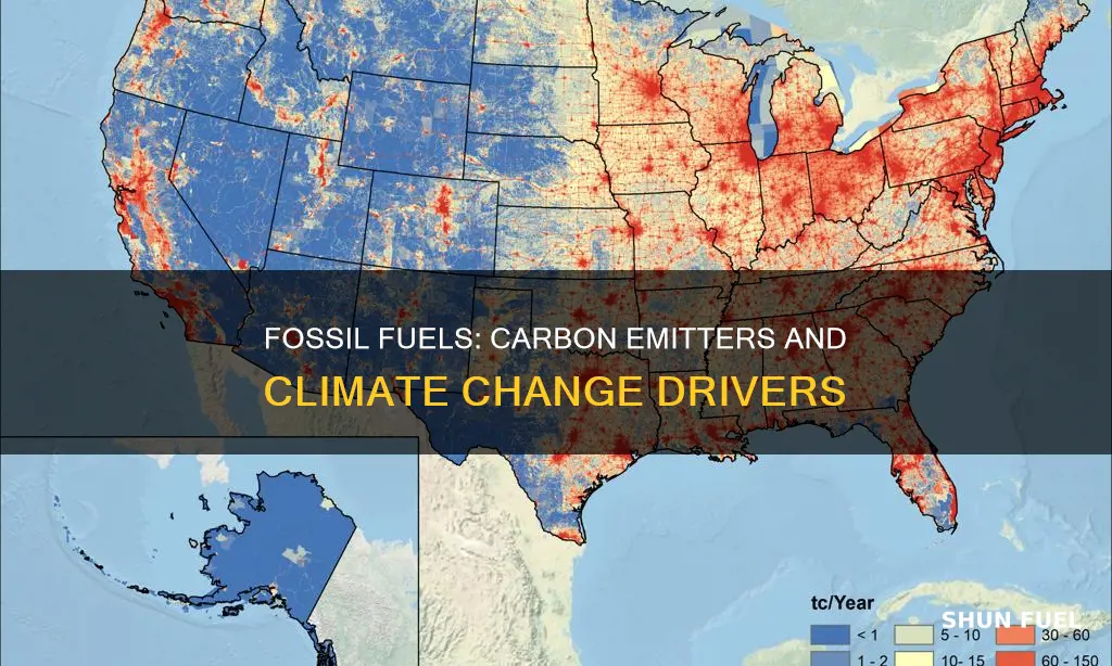 do fossil fuels emit carbon