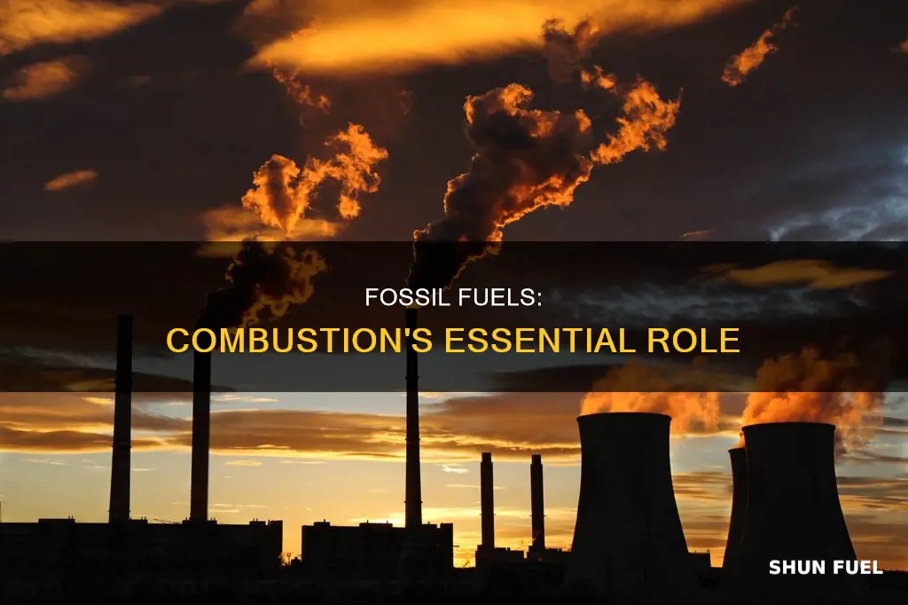do fossil fuels require combustion