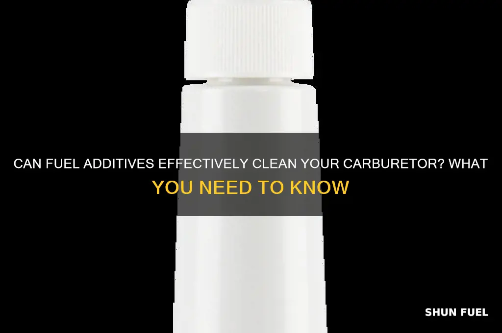 do fuel additive clean carburetor