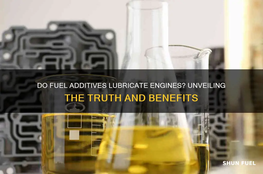 do fuel additives lubricate