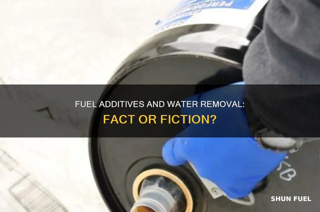 do fuel additives remove water