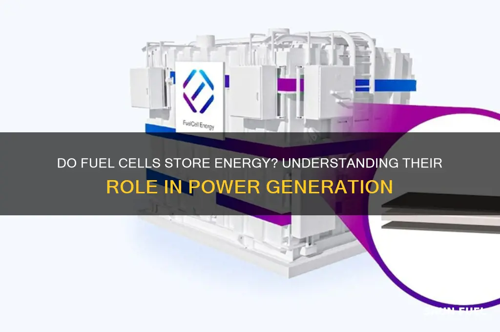do fuel cells store energy