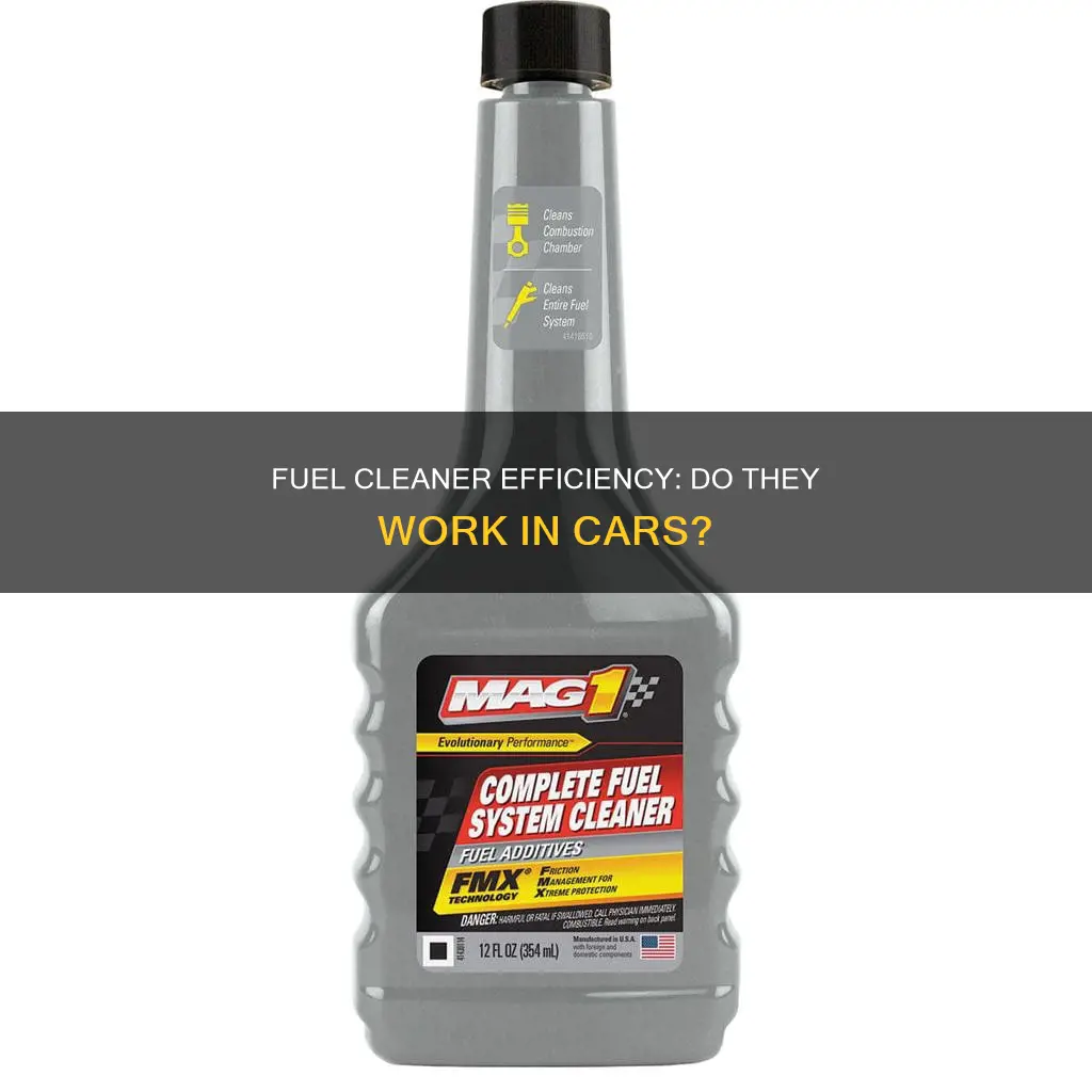 do fuel cleaners work car