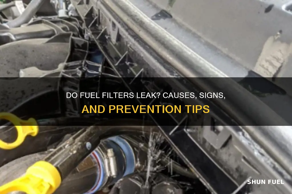 do fuel filters leak