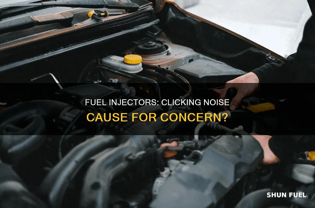 do fuel injectors make a clicking noise