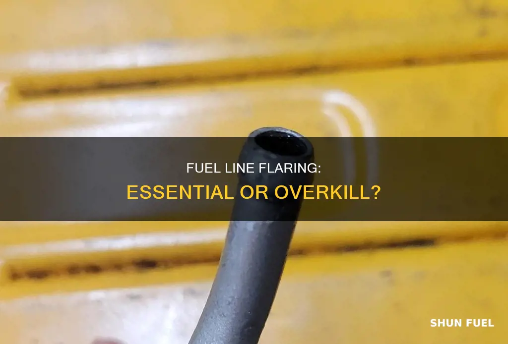 do fuel lines need to be double flared