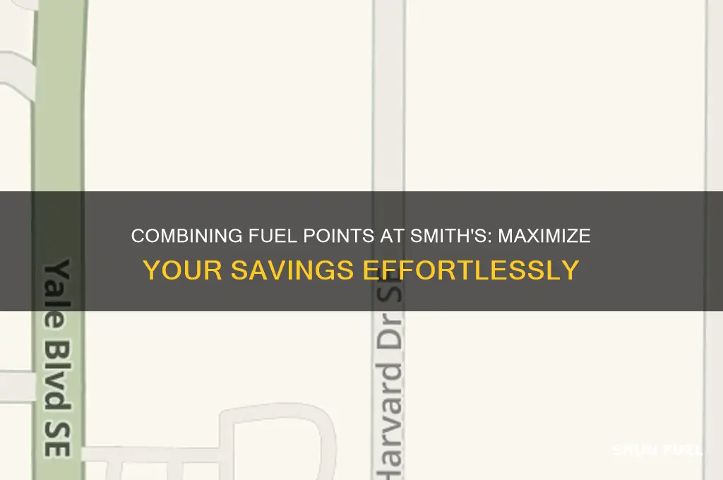 do fuel points combine smiths