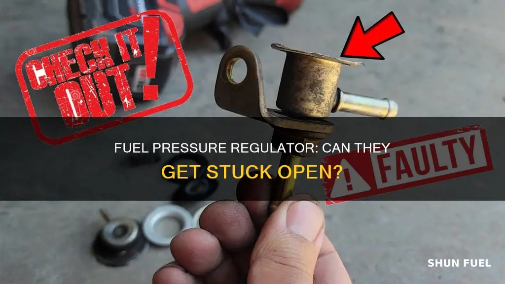 do fuel pressure regulator stick open