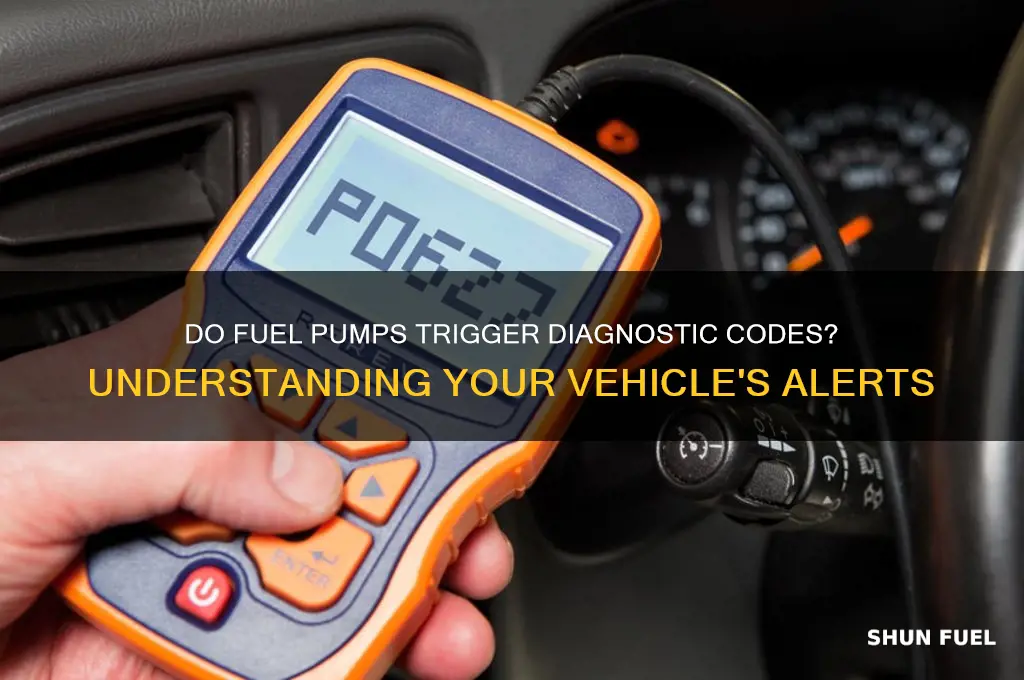 do fuel pump give a diagnostic code