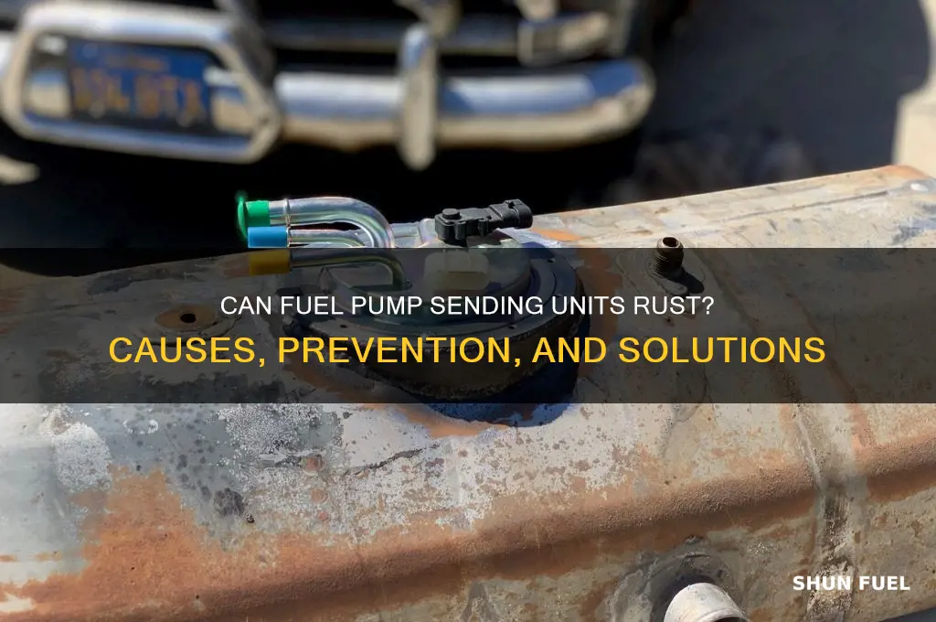 do fuel pump sending units rust