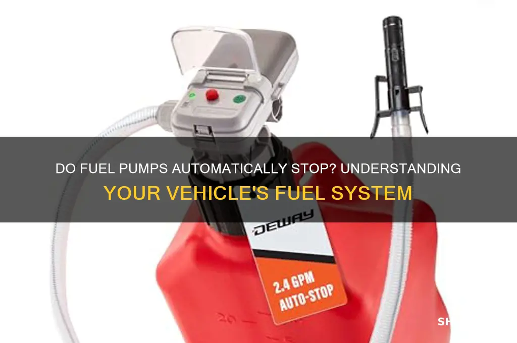 do fuel pumps auto stop