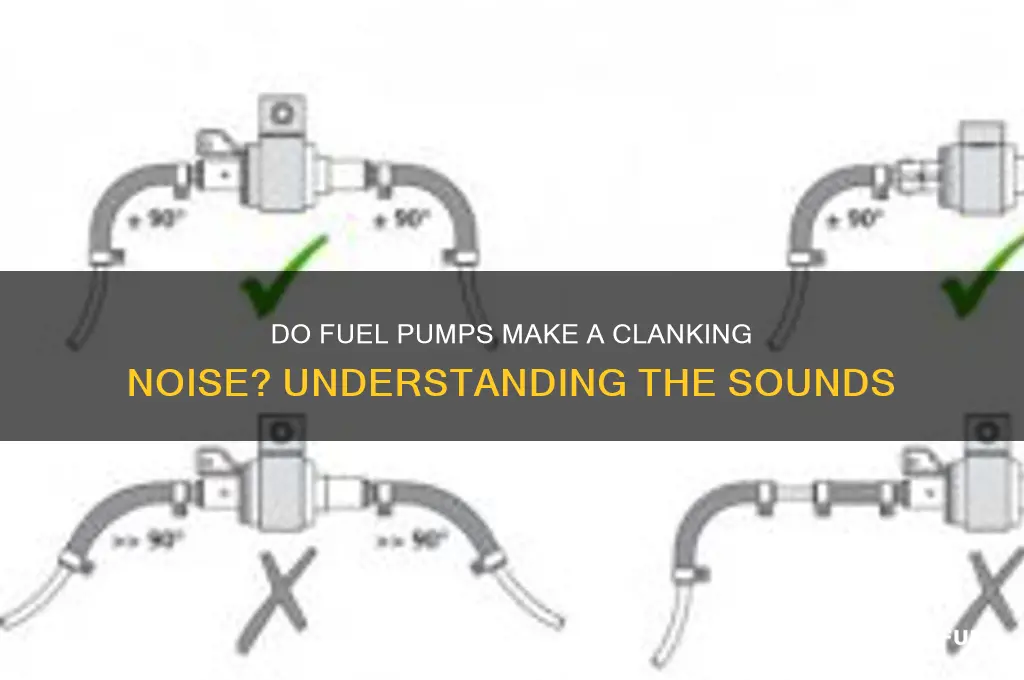 do fuel pumps make a clanking nosie