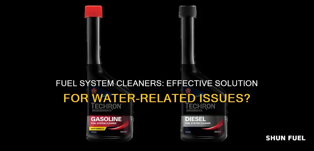do fuel system cleaners actually take care of water