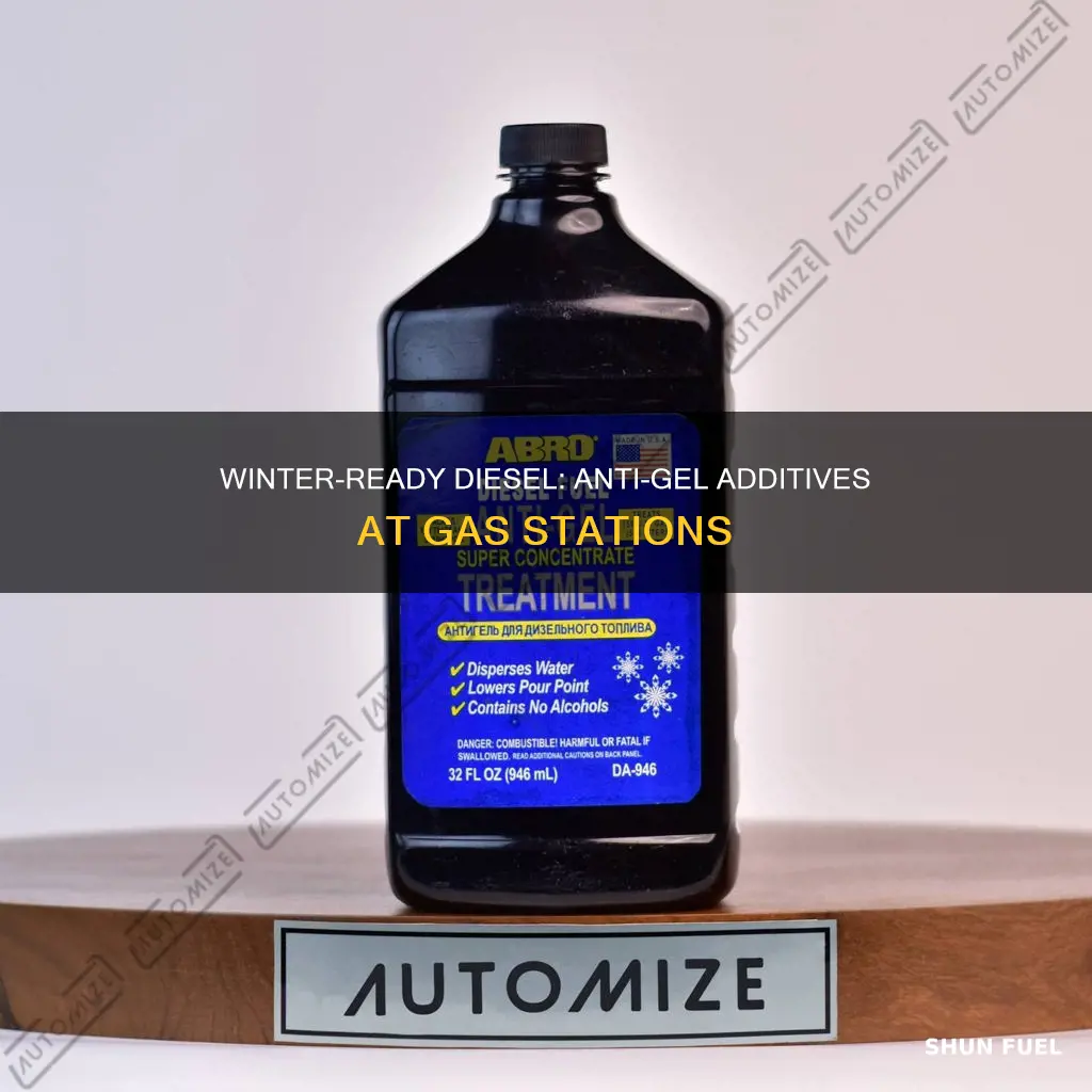 do gas stations add anti gel to diesel fuel
