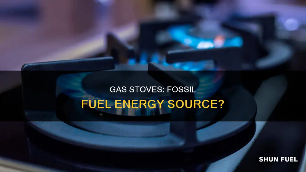 do gas stoves use fossil fuels