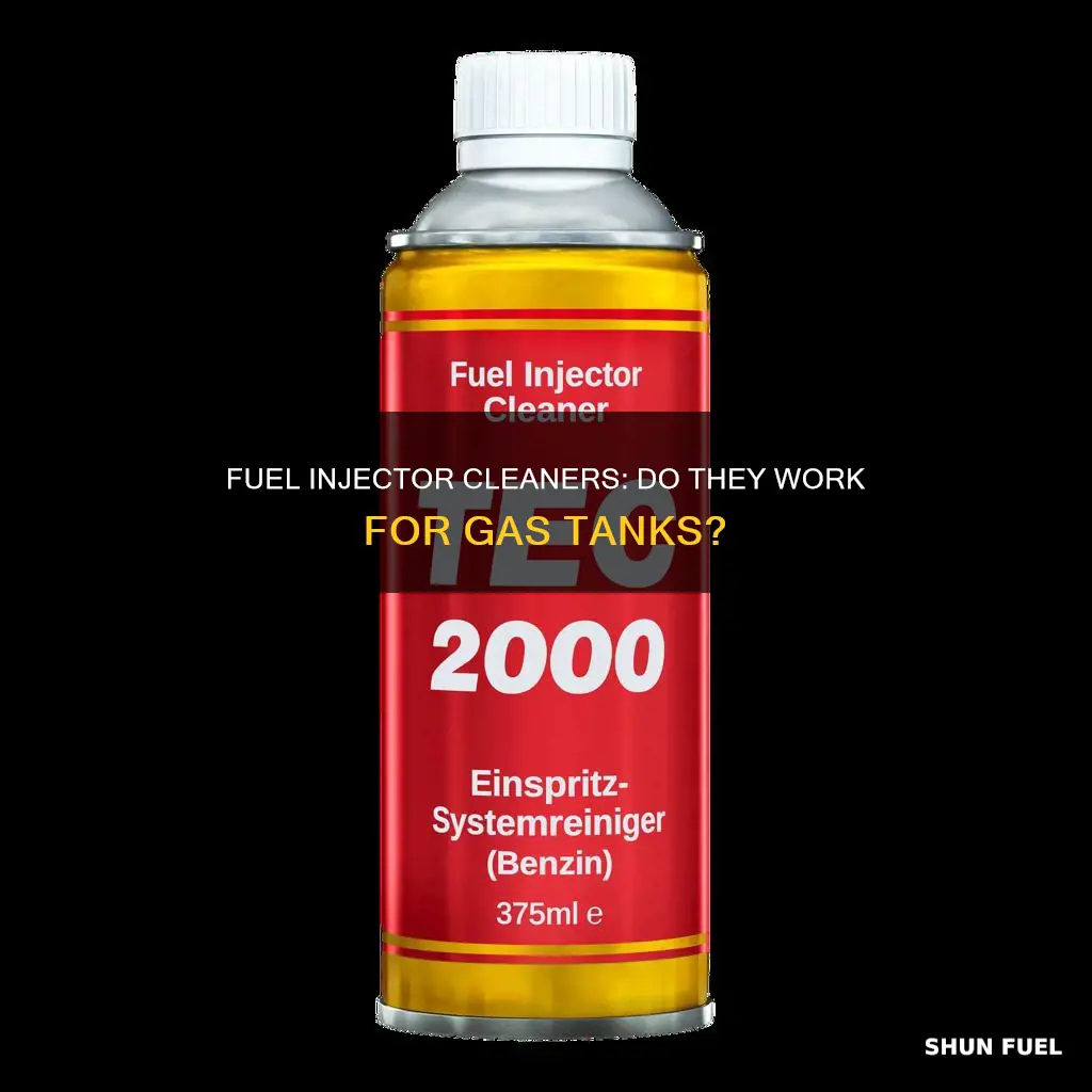 do gas tank fuel injector cleaners work