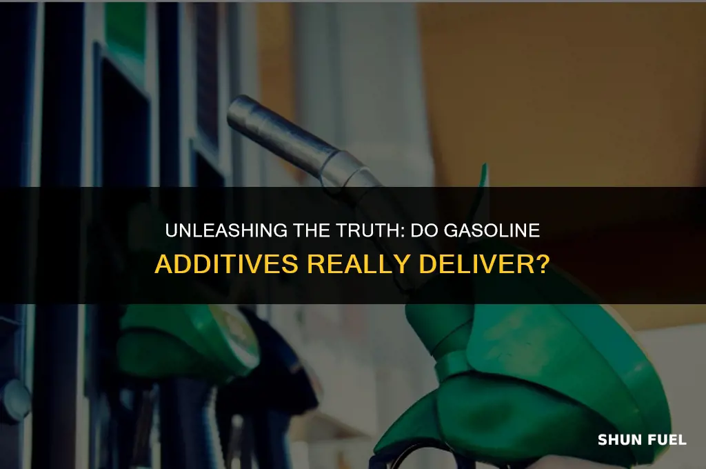 do gasoline additives really work