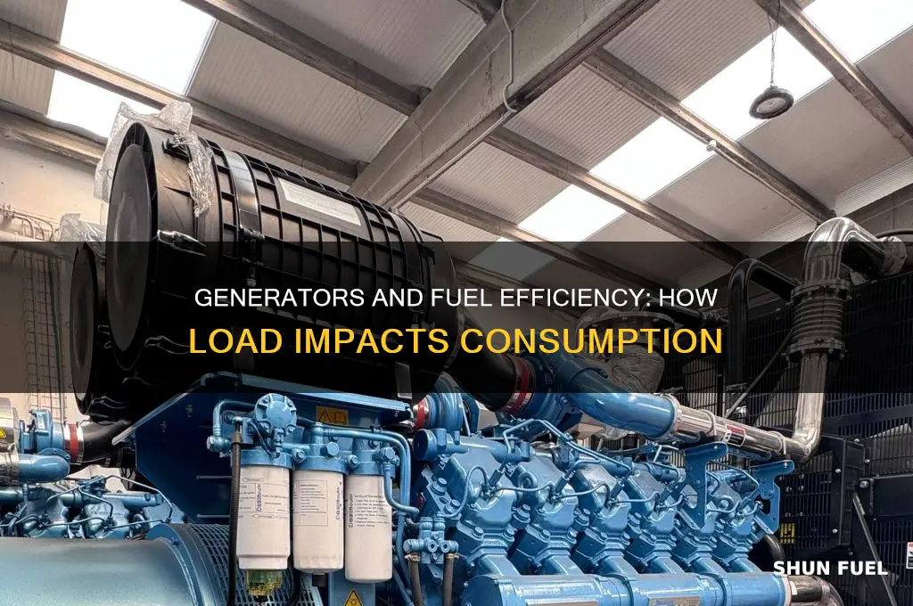 do generators use less fuel with less load