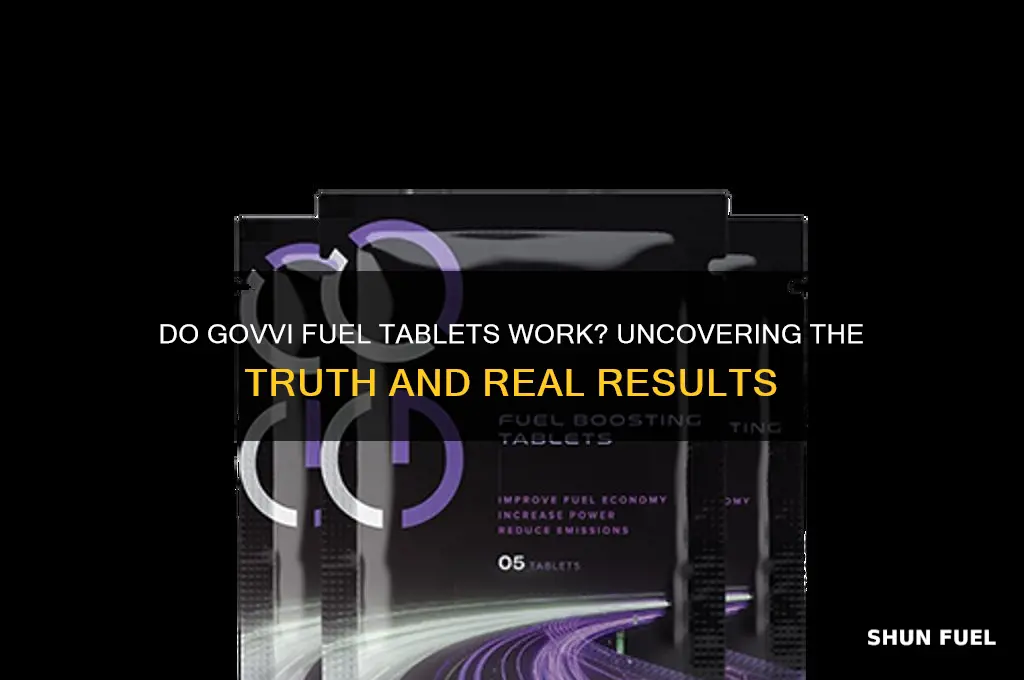 do govvi fuel tablets work