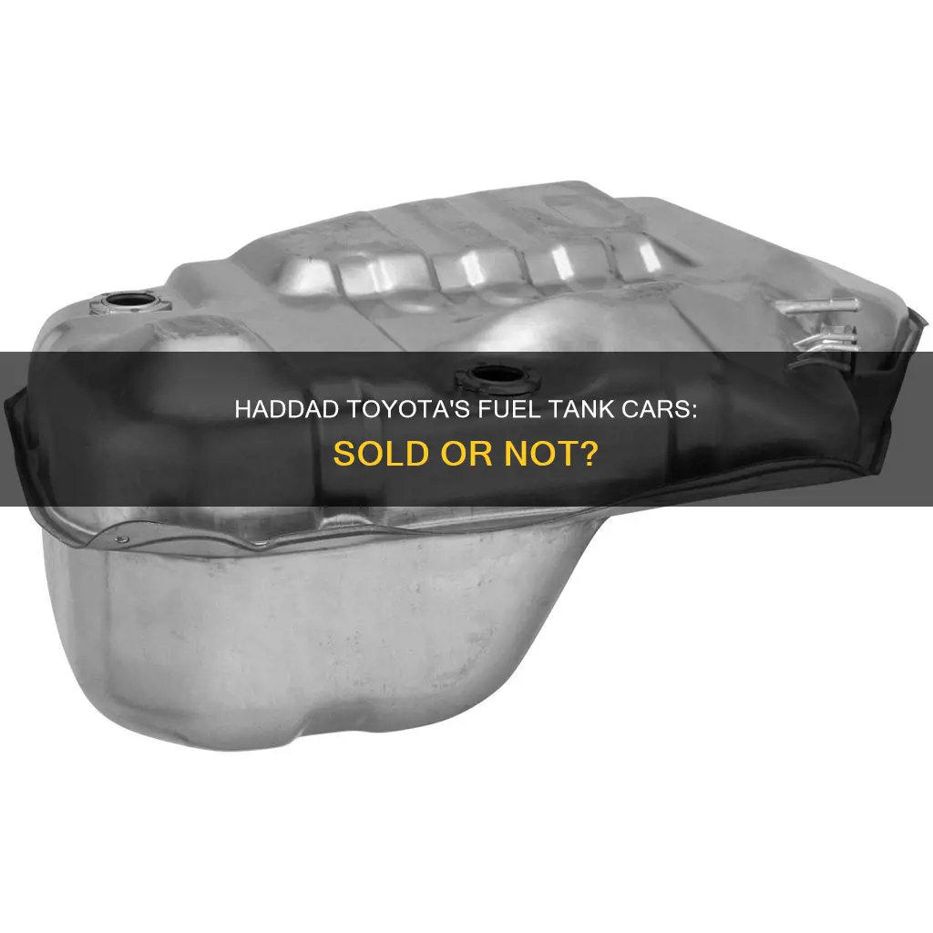 do haddad toyota fuel tank sold cars