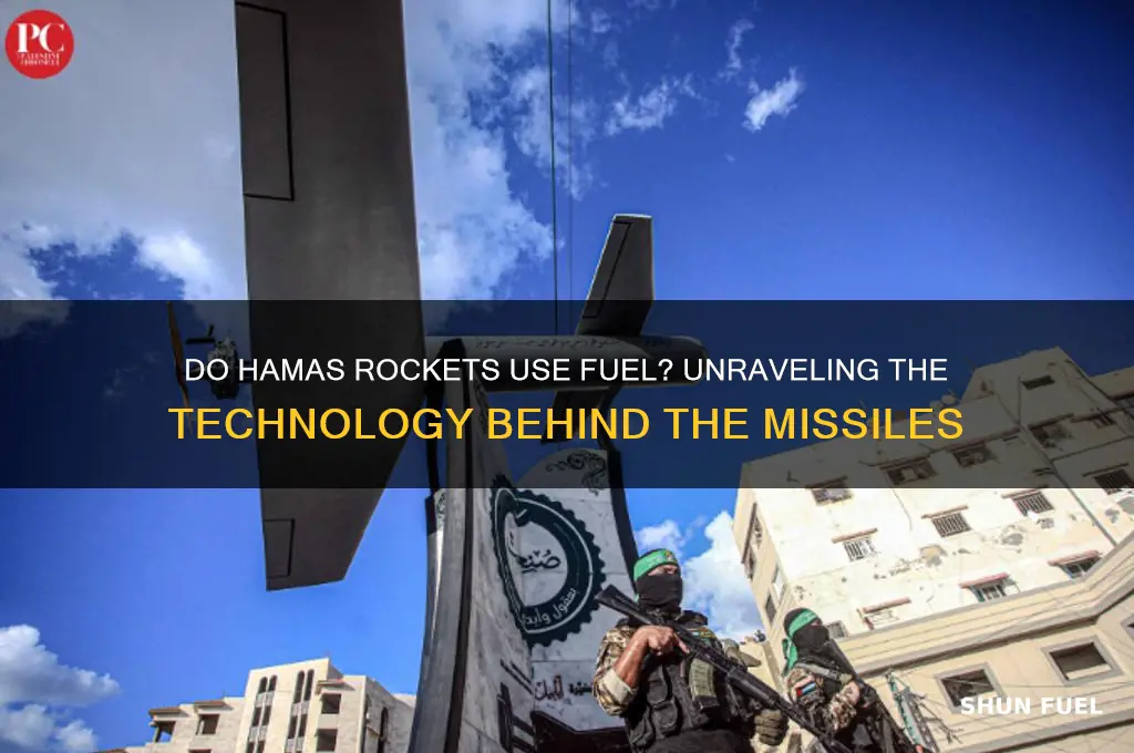 do hamas rockets use fuel