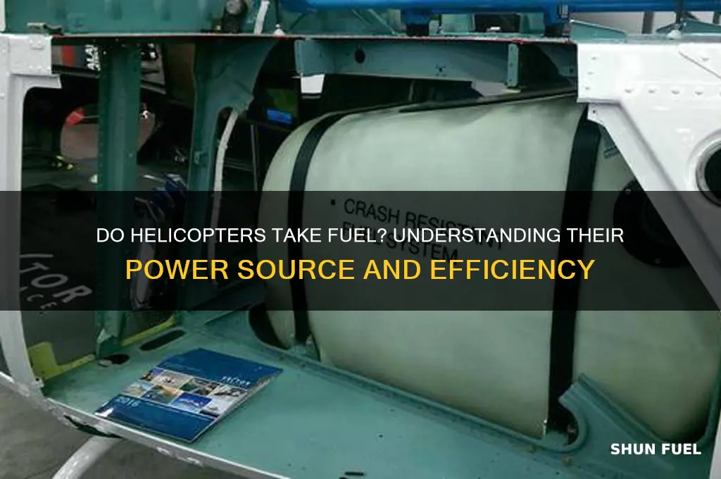 do helicopters take fuel