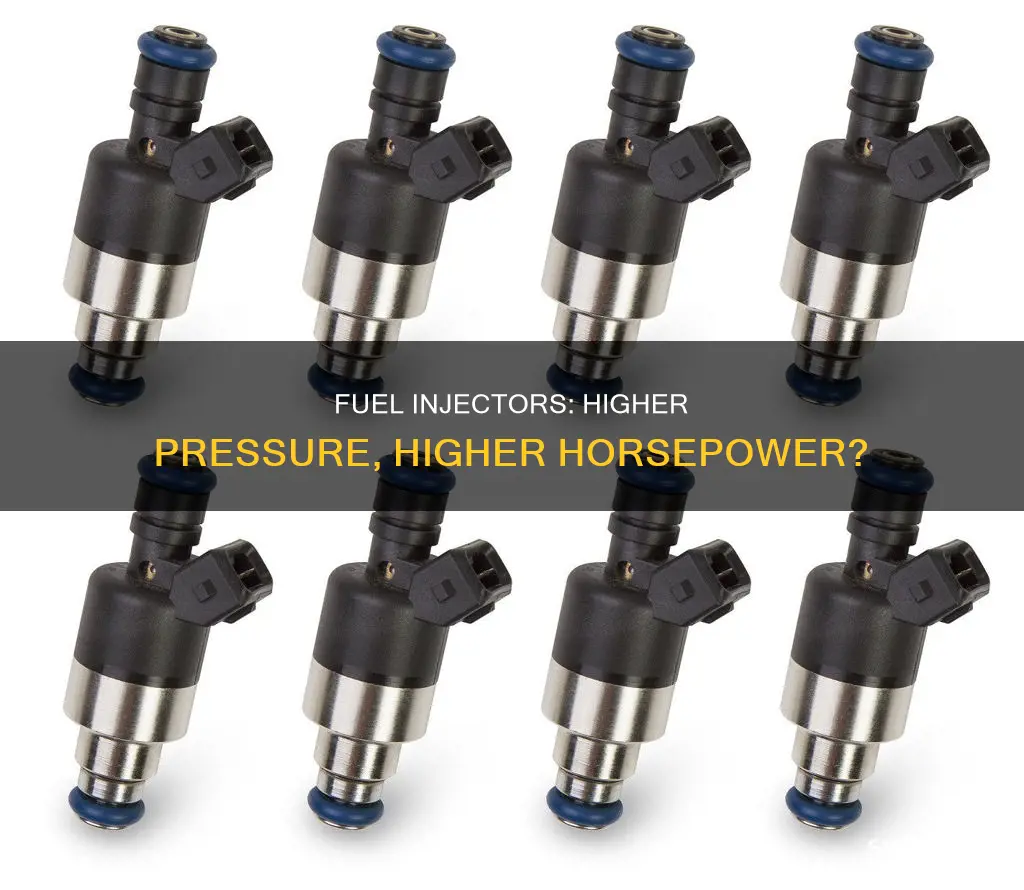 do high pressure fuel injectors increase hp