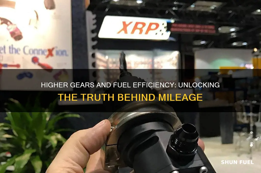 do higher gears use less fuel