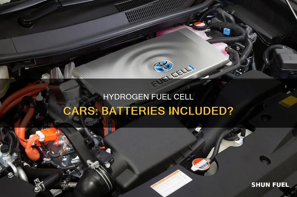 do hydrogen fuel cell cars have batteries