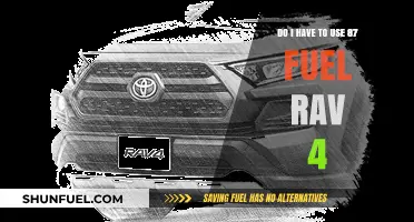 Should You Use 87 Octane Fuel in Your Toyota RAV4?