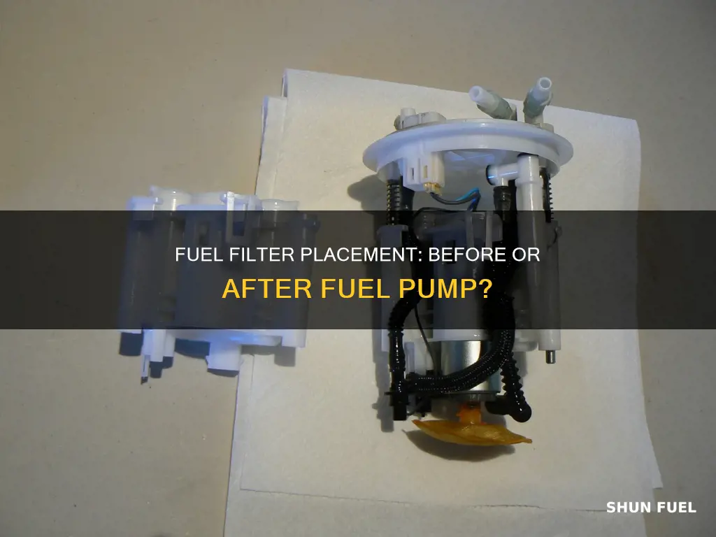 do i need a fuel filter before the fuel pump