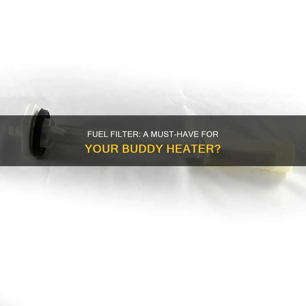 do i need a fuel filter for my buddy heater