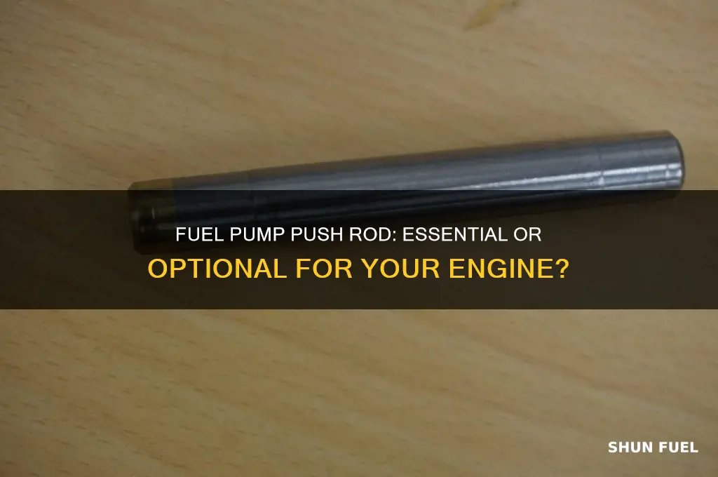 do i need a fuel pump push rod