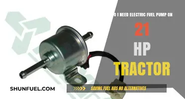 Electric Fuel Pump: Essential Upgrade for 21 HP Tractor Performance?