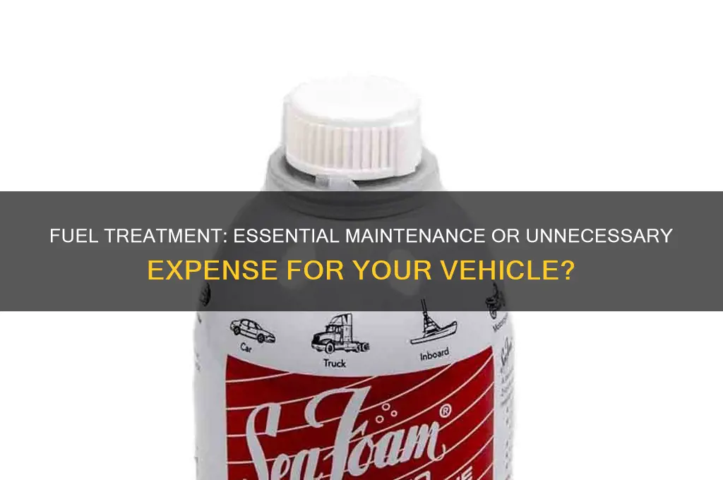 do i need fuel treatment
