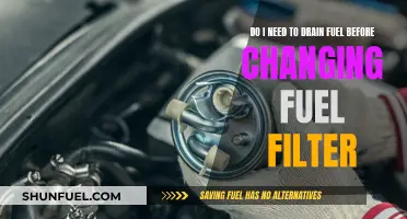 Fuel Filter Maintenance: Drain Fuel or Not?