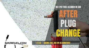 Should You Use Fuel Cleaner After a Spark Plug Change?