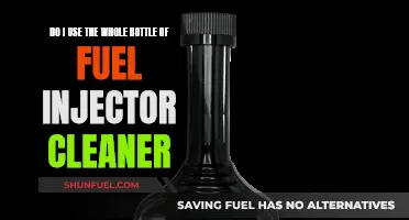 Pouring Fuel Injector Cleaner: Empty Bottle for Best Results?