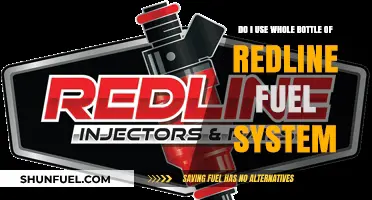Should You Use a Full Bottle of Redline Fuel System Cleaner?