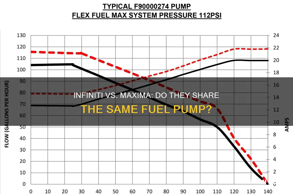 do infiniti and maxima use same fuel pump