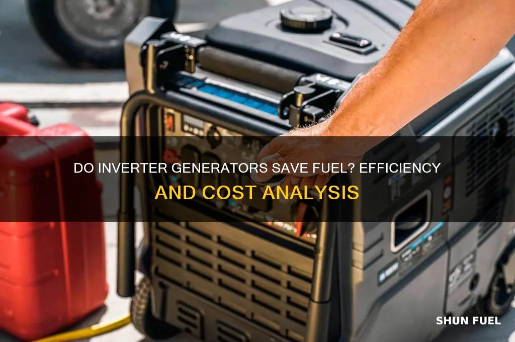 do inverter generators use less fuel
