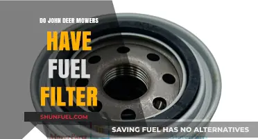 John Deere Mowers: Where's the Fuel Filter?