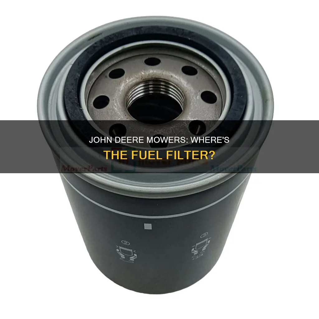 do john deer mowers have fuel filter