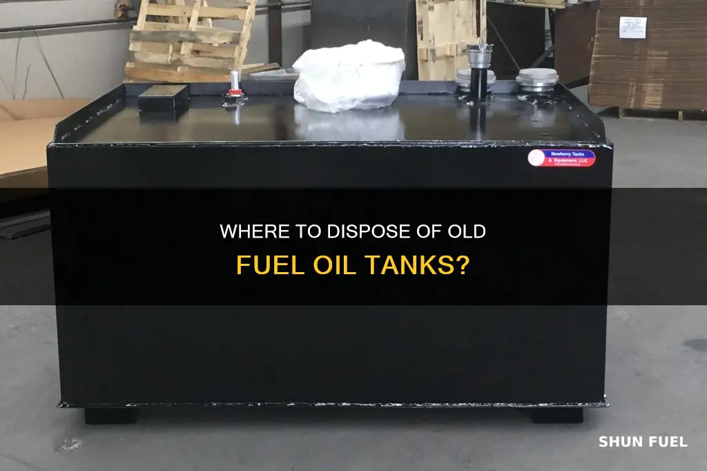 do junkyards take fuel oil tanks