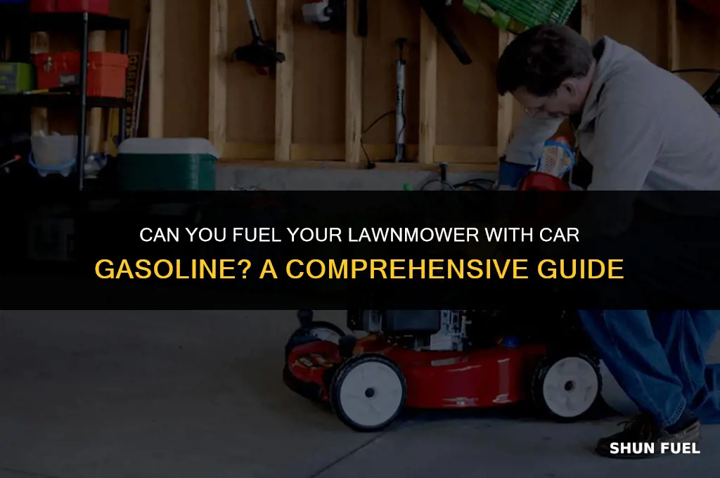 do lawmowers run on car gasoline