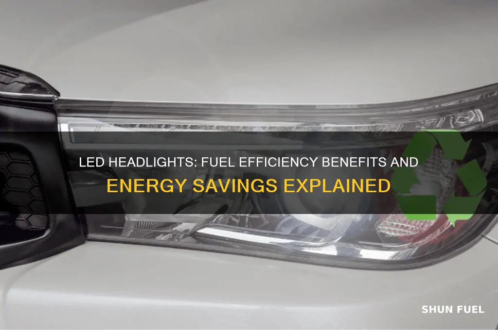 do led headlights save fuel