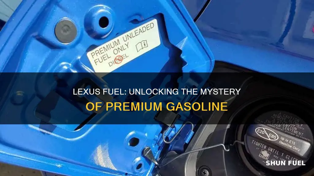 do lexus cars require premium fuel