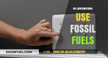 How Do Light Switches Impact Fossil Fuel Usage?