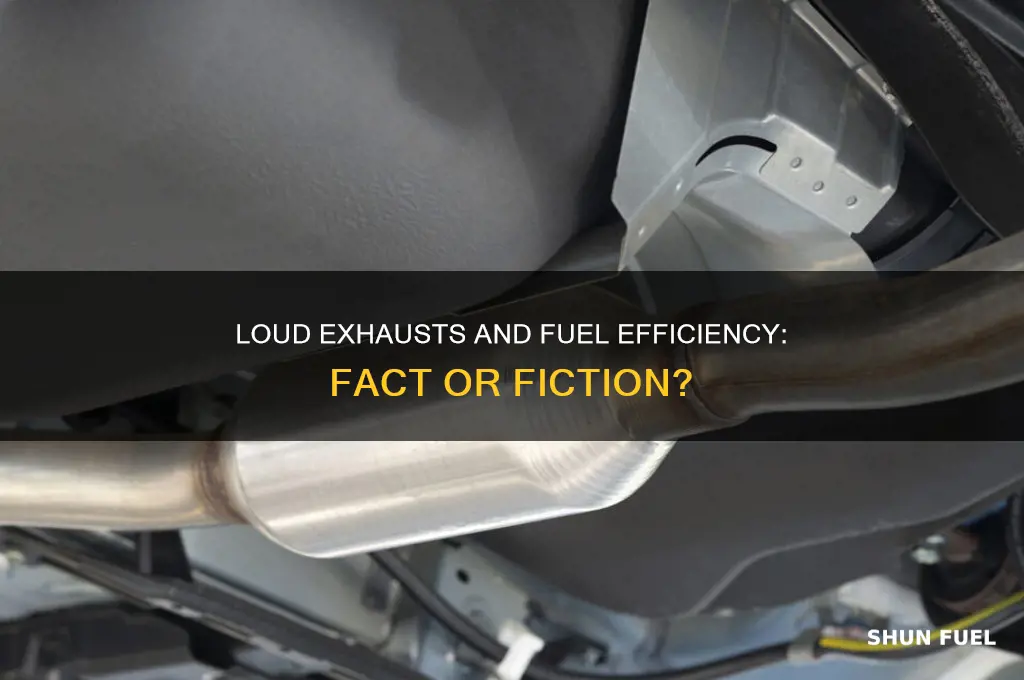 do loud exhaust use more fuel