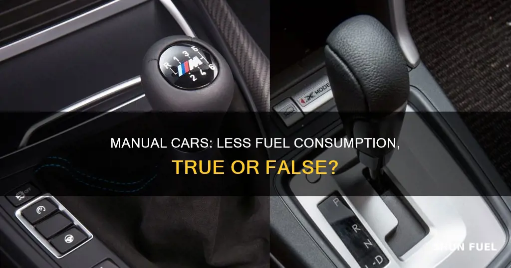 do manual cars consume less fuel